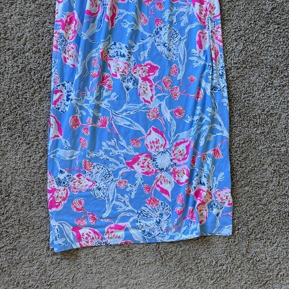 Lilly Pulitzer Helina One Shoulder Midi Dress Multi Bahamian Rhapsody Medium New - Picture 2 of 8